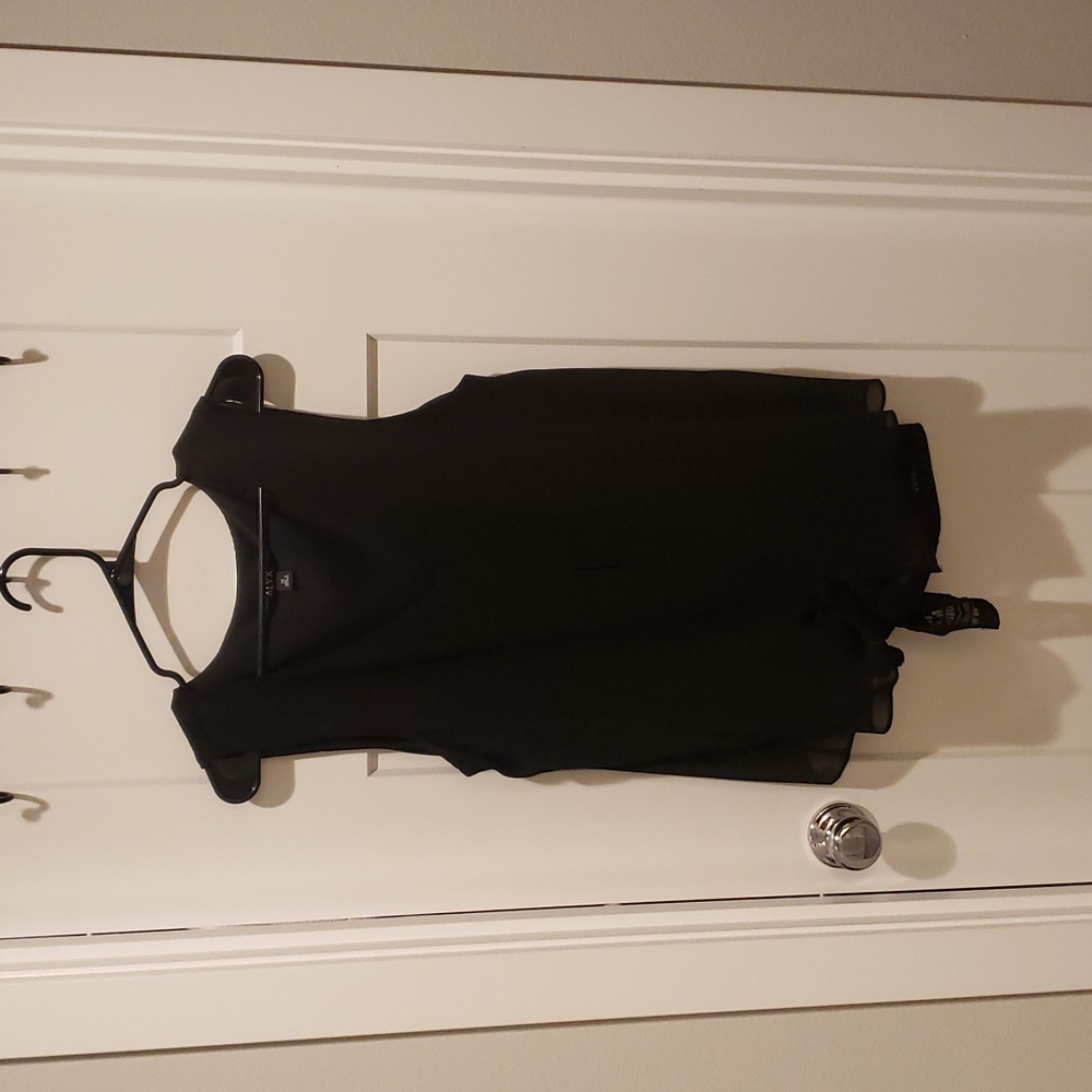 1X Dressy Top Black